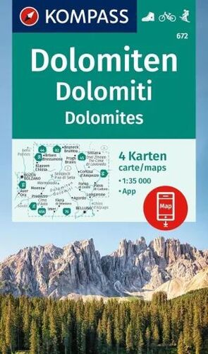 672 DOLOMITAS 1:35.000 (SET 4)