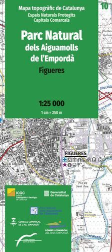 10 PARC NATURAL DELS AIGUAMOLLS DE L'EMPORDÀ. FIGUERES  (1:25.000)