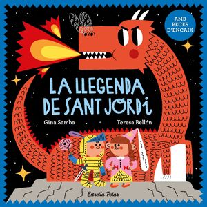 LA LLEGENDA DE SANT JORDI AMB PECES D ENCAIX