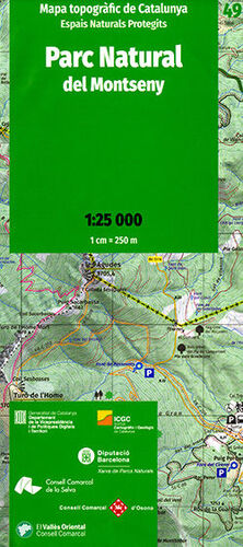 49 PARC NATURAL DEL MONTSENY 1:25.000 ICC